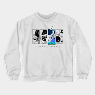 Press A To Start A Band! - Guitar Crewneck Sweatshirt